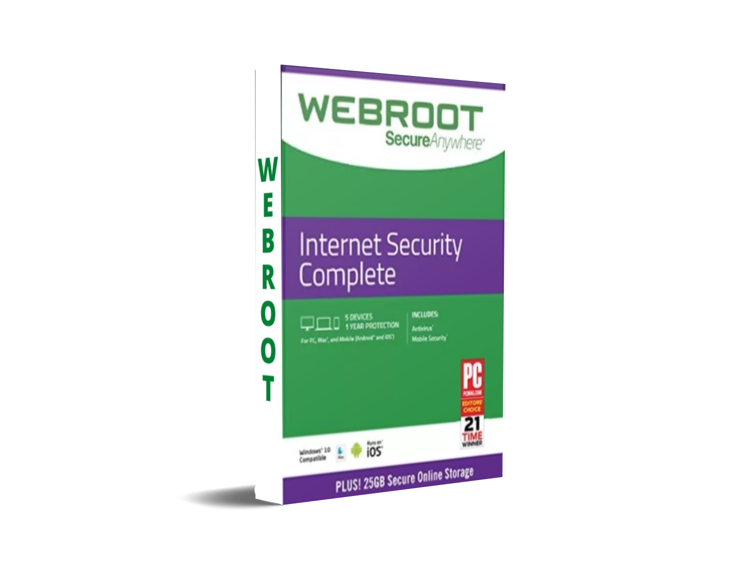 Webroot Internet Security Complete 3 Devices 1 Year