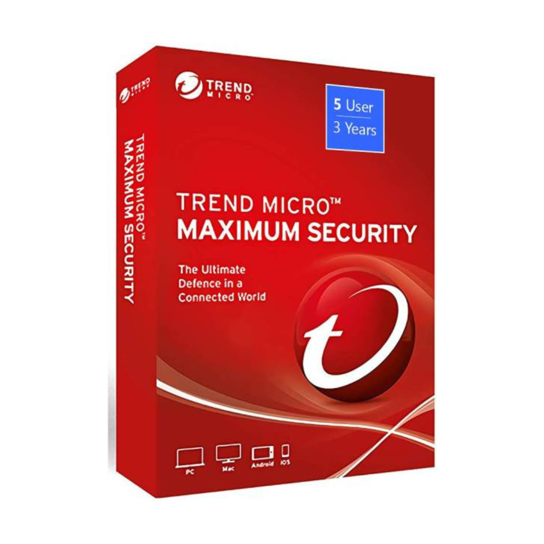Trend Micro Maximum Security 5 Devices 3 Years