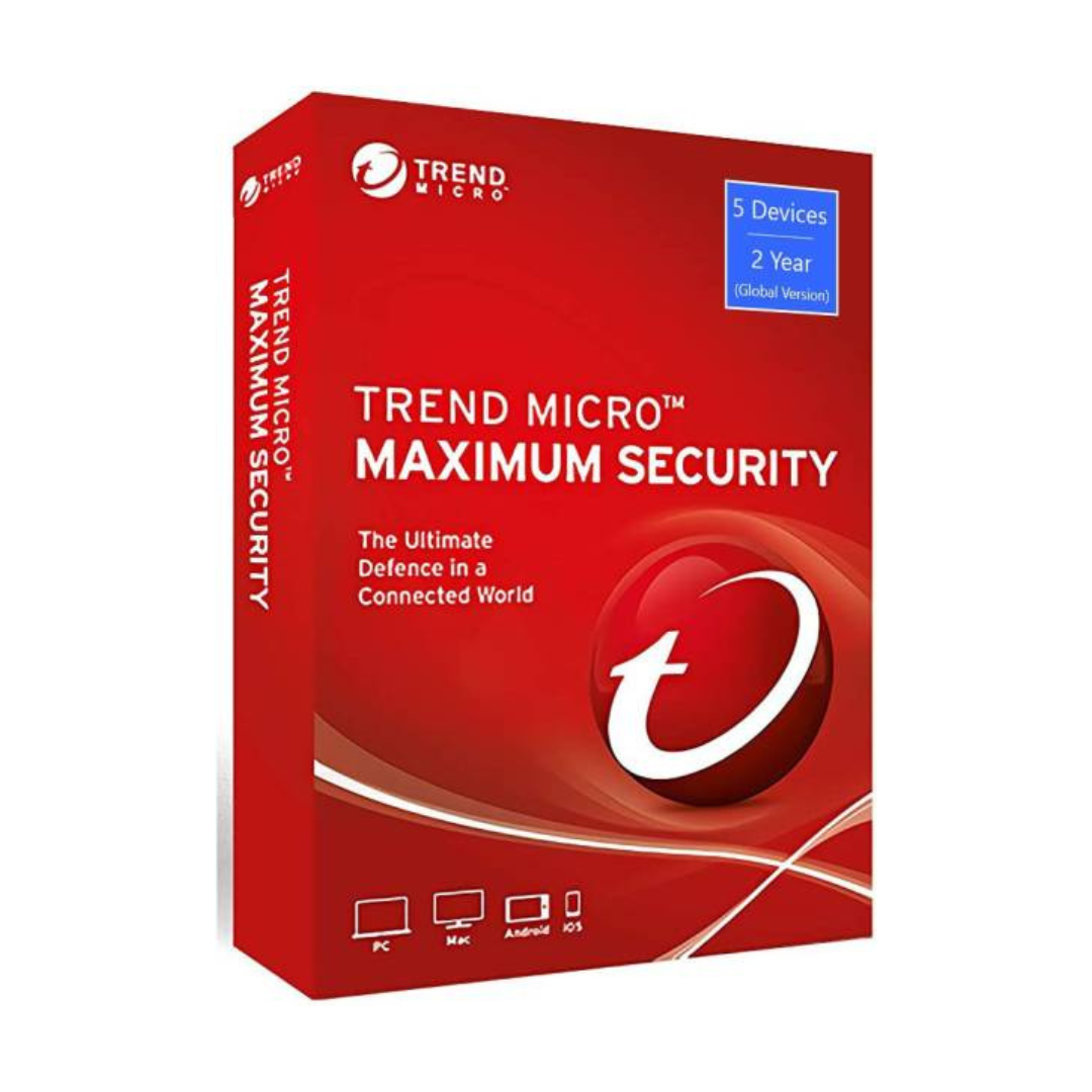 Trend Micro Maximum Security 5 Devices 2 Years