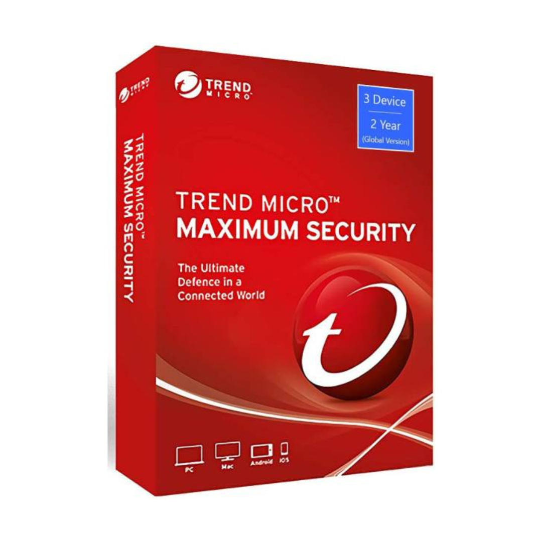 Trend Micro Maximum Security 3 Devices 1 Year